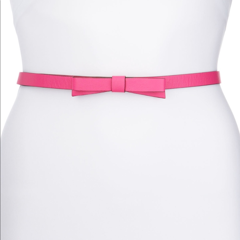 Kate Spade Pink Bow belt